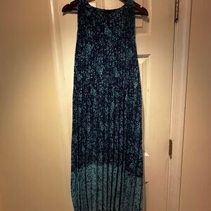 J. Jill Navy Floral Dress